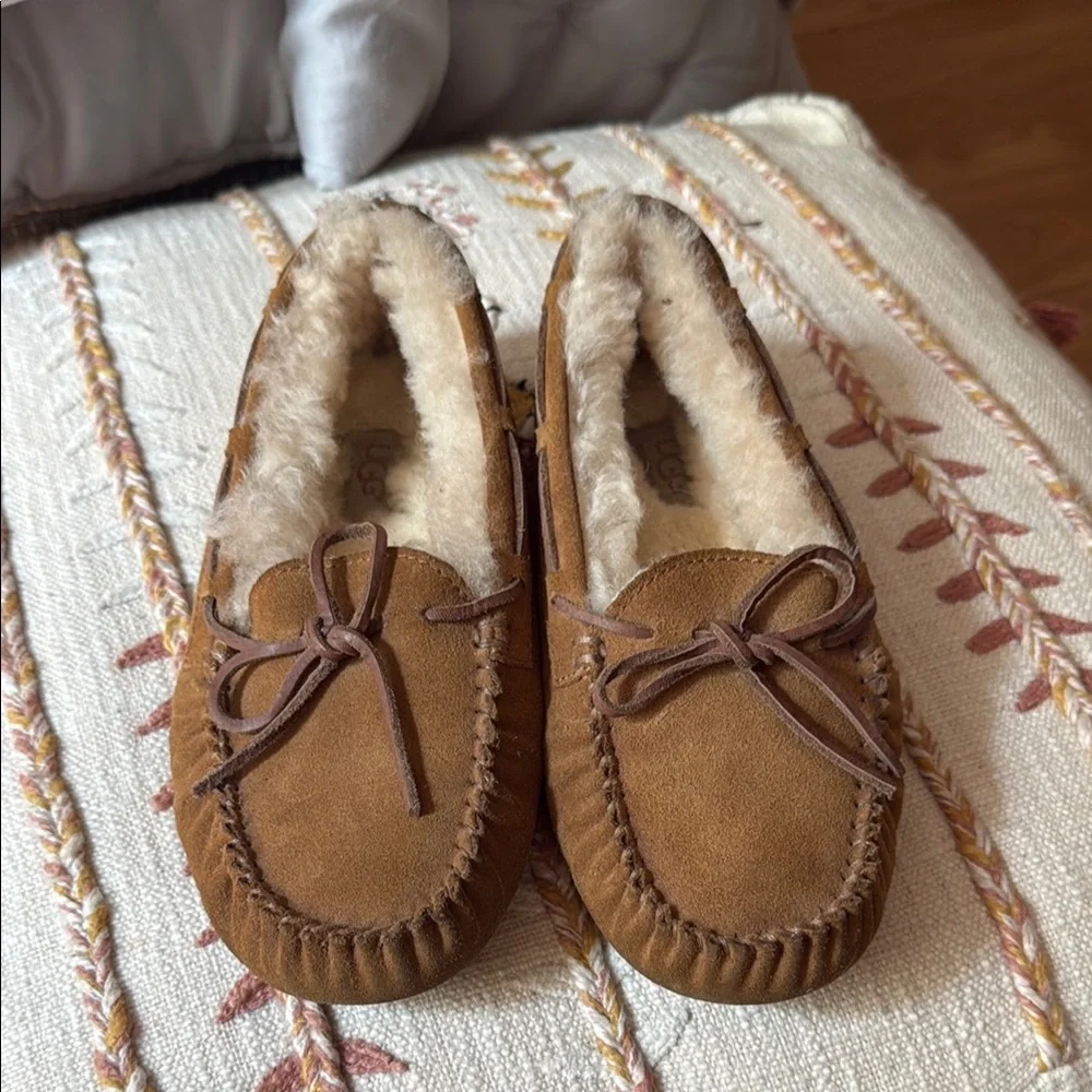 UGG Brown Moccasin Slippers